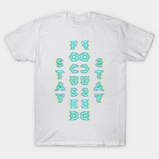 Stay Focused glitch T-Shirt